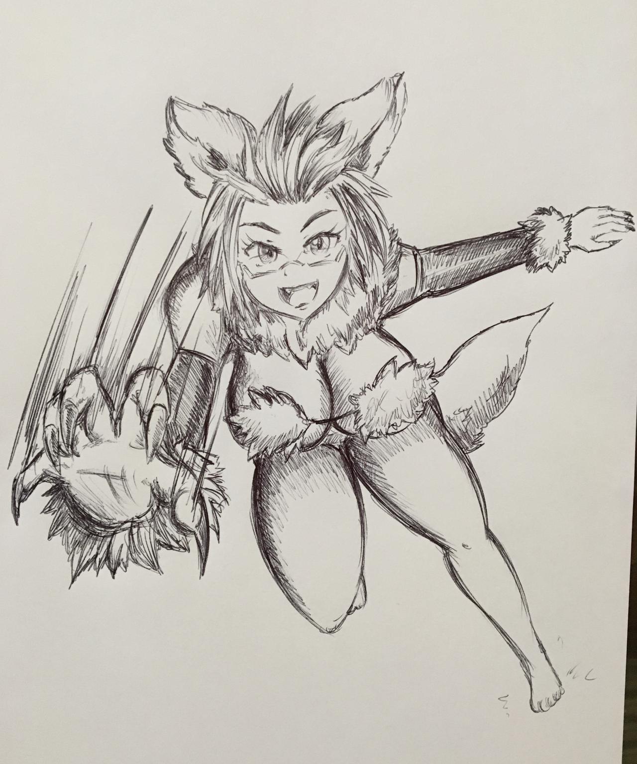 3rd Place - Werewolf Doychan by pikapika212