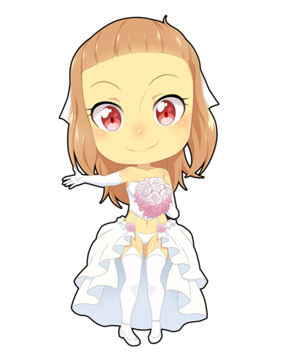 Sticker « Bride Faychan (chibi) »