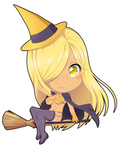 Sticker « Witch Quachan (chibi) »