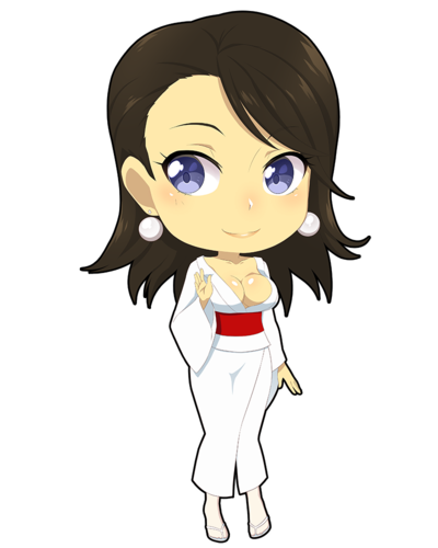 Sticker « Kimono Myschan (chibi) »