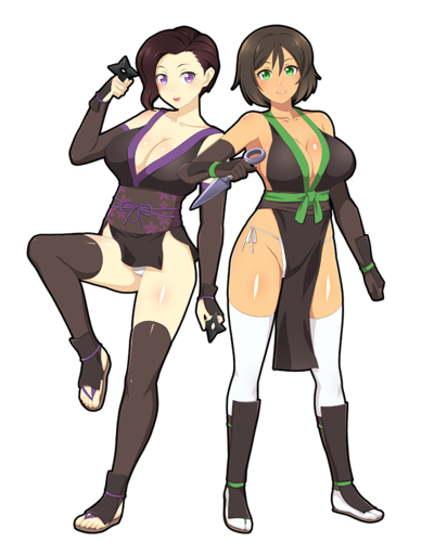 Sticker « Duo Kunoichi »