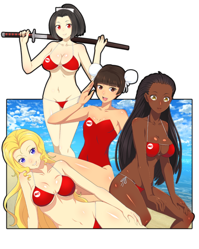 Sticker « Summer of pinups »