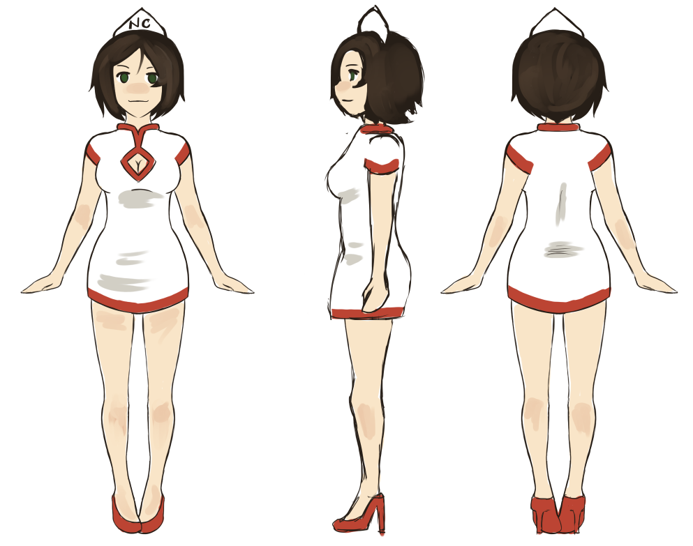 Honchan (3D Reference Sheet) (2013)